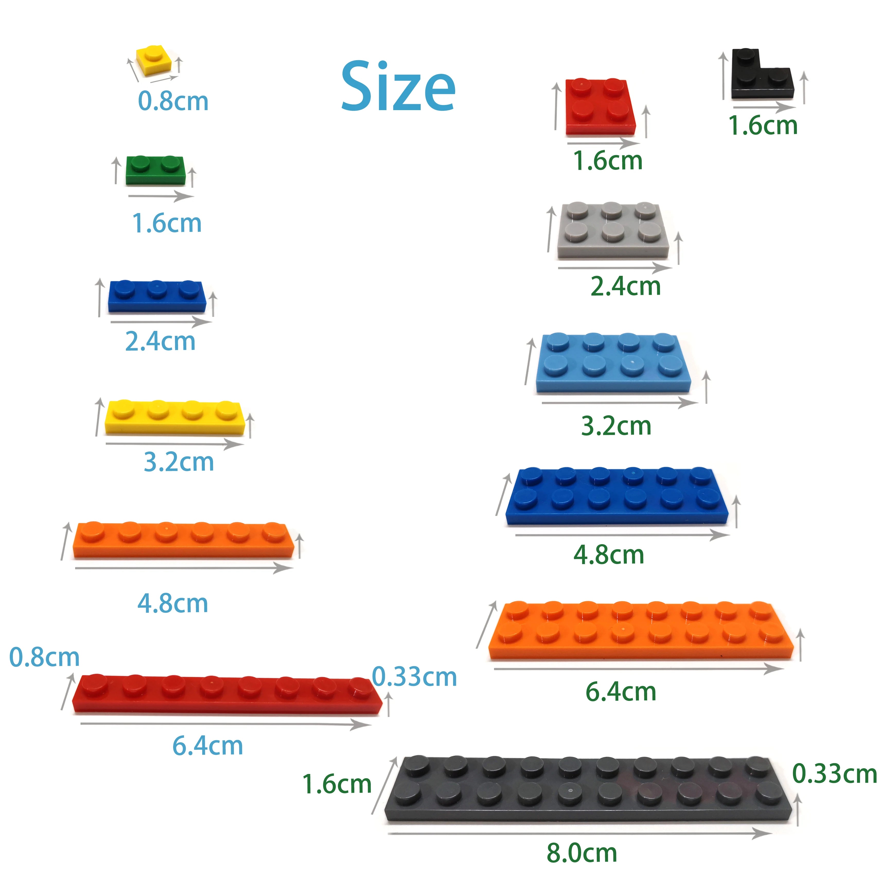 Kit 600 Peças Blocos de Montar Criativos — Compatível com LEGO
