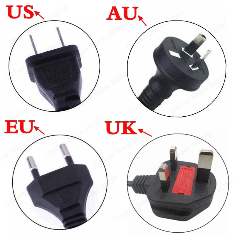 Carregador de Bateria de Lítio 36V/42V 2A — Bike e Patinete Elétrico