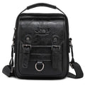 Bolsa Masculina de Couro JEEP BULUO — Transversal Grande Capacidade