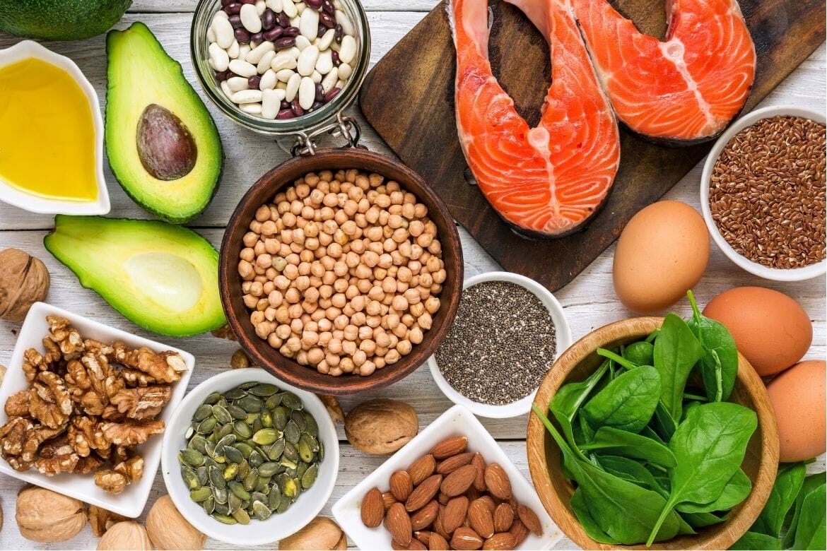 Alimentos frescos y saludables